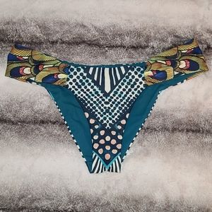 Mara Hoffman peacock bikini bottom